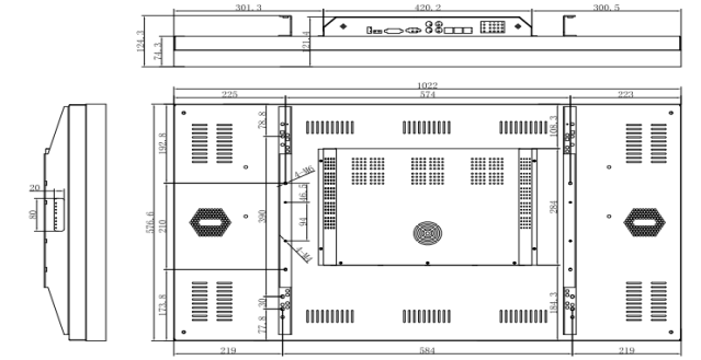 46寸1.7mm拼縫液晶拼接屏(圖2) 46寸1.7mm拼縫液晶拼接屏(圖2)